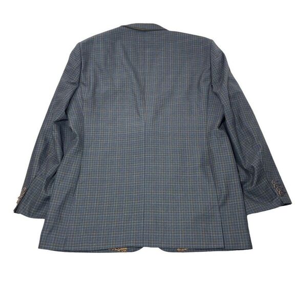 1926 Originals Blazer Mens‎ 42R Charcoal Gray Micro-Checked 2 Button Sport Coat - Picture 2 of 12